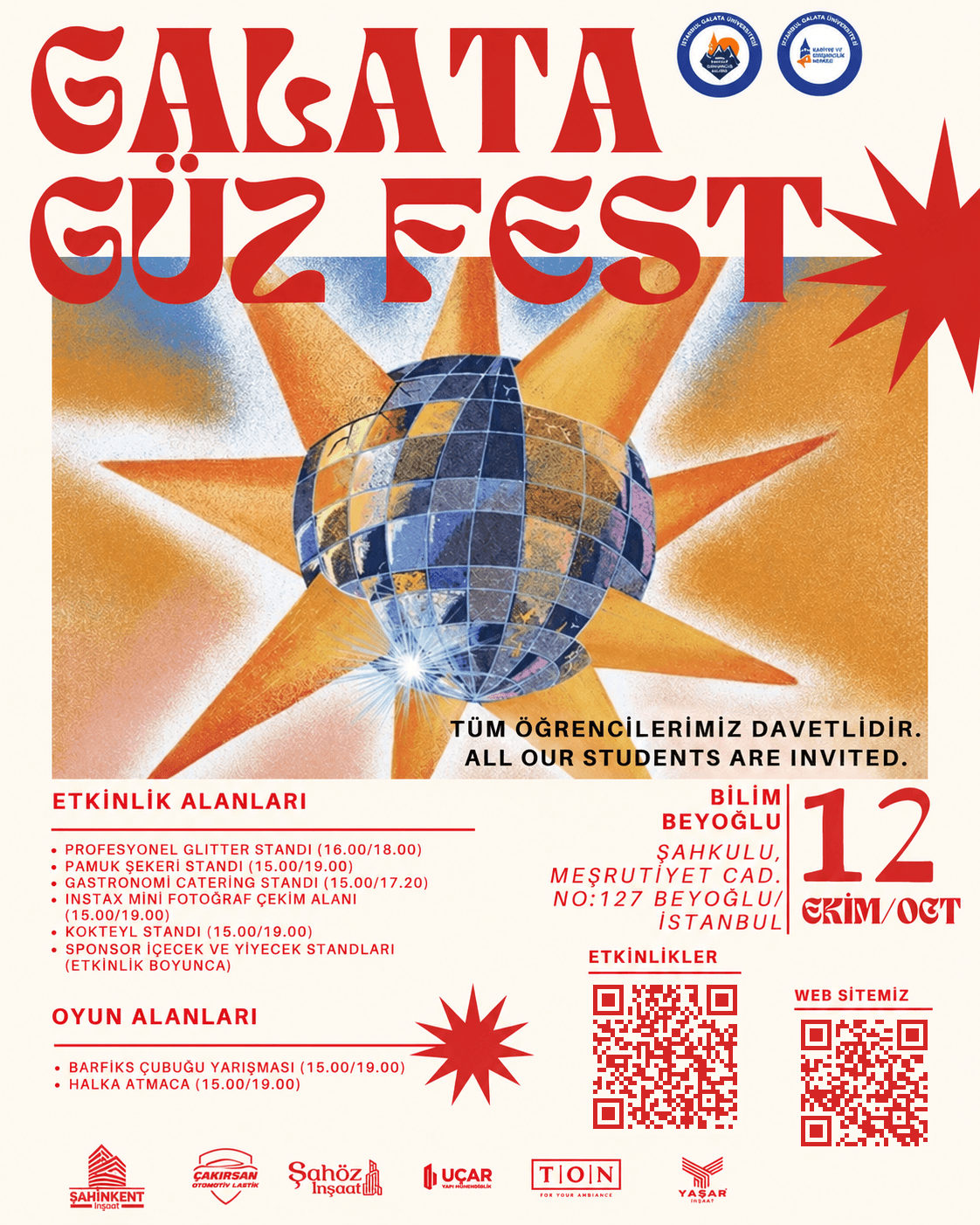 Galata GüzFest afiş tasarımı